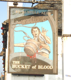 Bucket of Blood sign