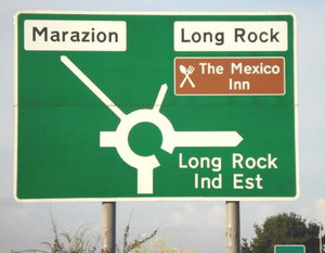 Long Rock road sign - I